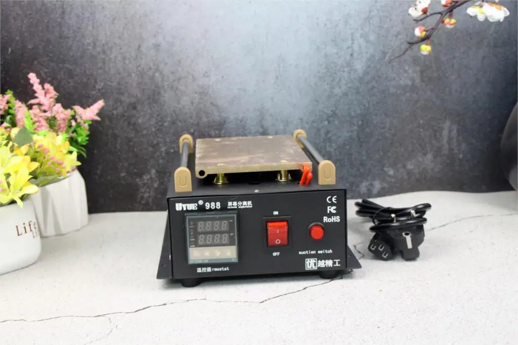 LCD touch screen separator machine UYUE 988 600W Professional supply  vacuum pump 110V/220V