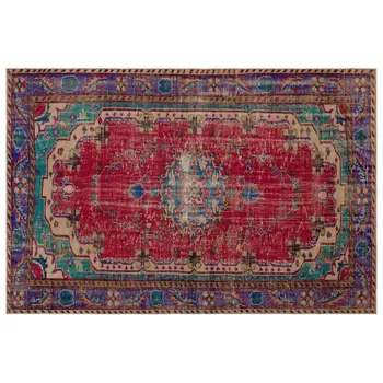 

Handmade Natural Vintage Turkish Area Rug 182x276 Cm-5'12''X9'1''