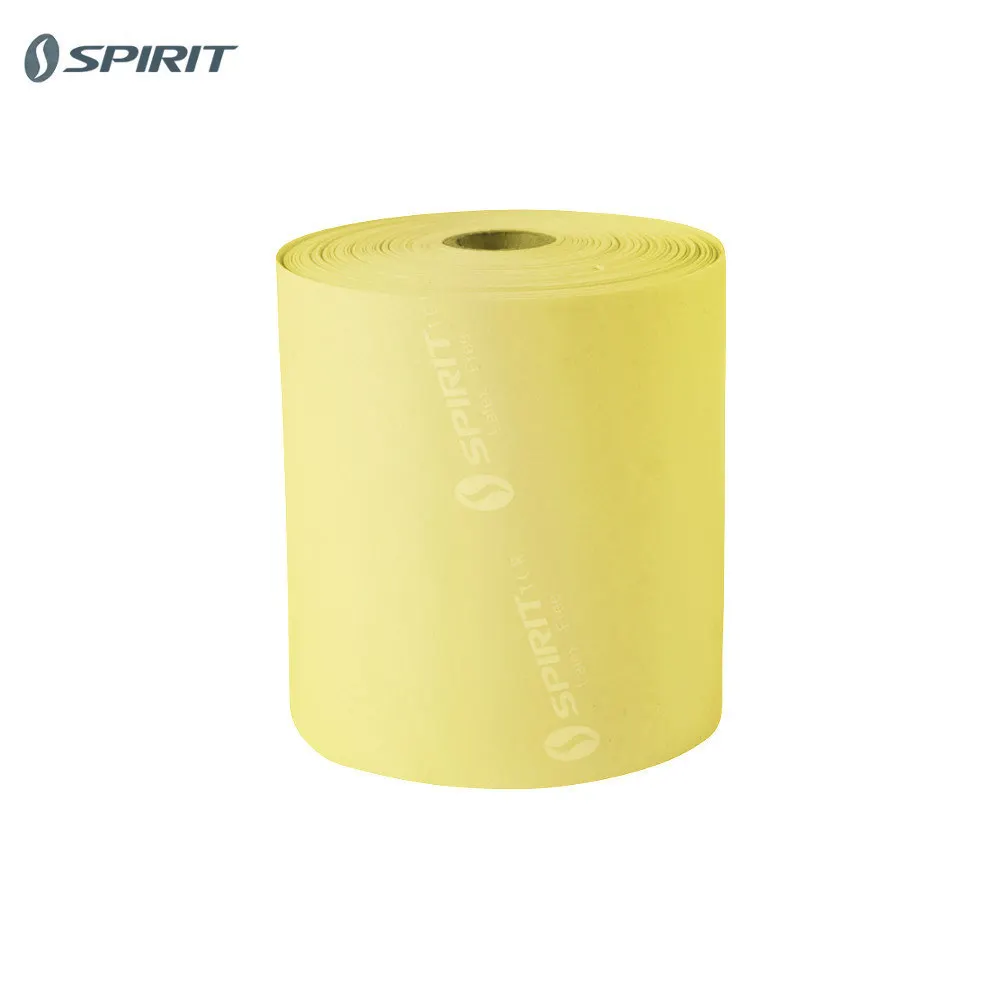 Эспандер SPIRIT E-07 эластичная лента в бухте(Light) желтый