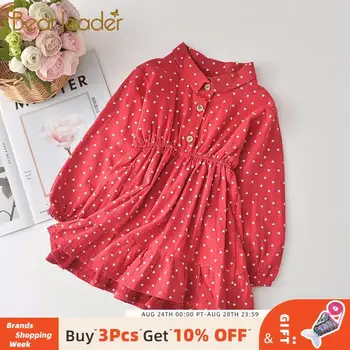 

Bear Leader Baby Girl Casual Dress New Fashion Girls Princess Costumes Girl Retro Sweet Party Clothes Toddler Outfits 2 6 Years