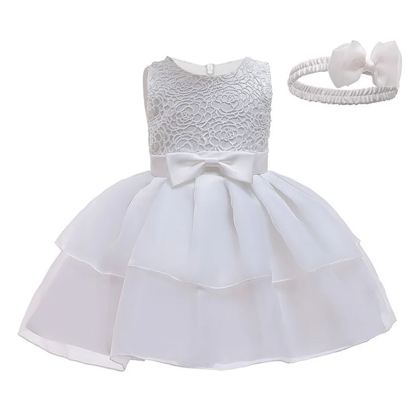 С цветочным узором одежда для малышей платье принцессы для девочек, детское свадебное кружевное платье одежда для детского балета вечерние платье-пачка для детей в возрасте от 1 года ко дню рождения - Цвет: Серебристый