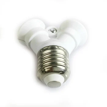 

E27 to 2 E27 Light Bulb Lamp Socket Base Adapter Converter Splitter Bulb lighting Lamp Holder Converter