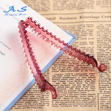 Как натуральный продукт аксессуары для волос осень постоянно зажим для волос Горизонтальный зажим корейский стиль банан Зажимная лента