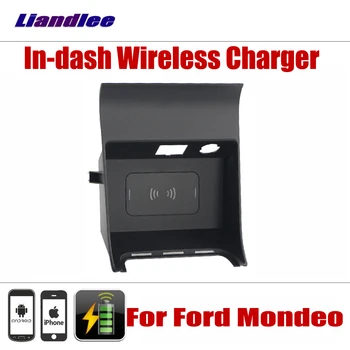 

Liandlee Car Wireless Phone Charger For Ford Mondeo 2017-2018 Center Console Organizer Fast Charging Armrest Box Storage