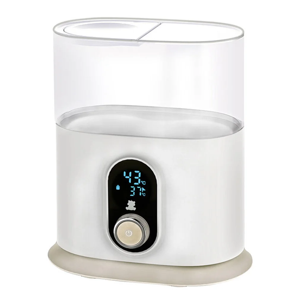 

Practical Dual Position Milk Formula Heating Baby Bottle Warmer Thermostat LCD Display Sterilizer Evenly Multifunctional Smart