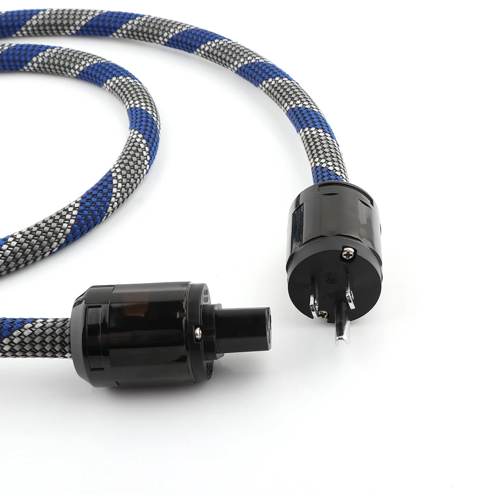 HI End US AC Power Cable 3pins US Plug Power Cord Audiophile Power Cable CD Tube amplifer headphone