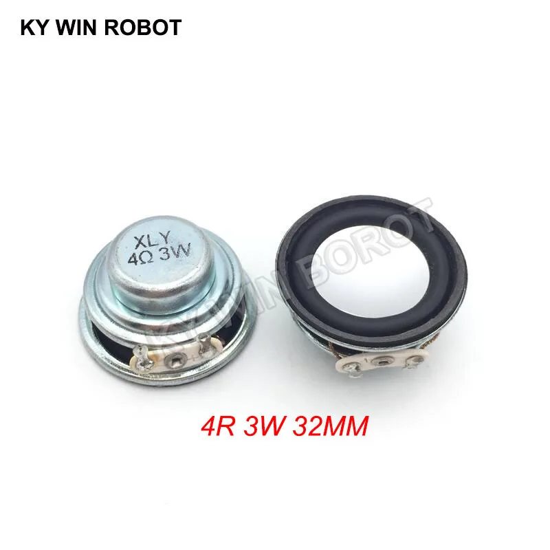 2PCS/Lot High Quality Speaker Horn 3W 4R Diameter 3.2CM 32MM Mini Amplifier Rubber Gasket Loudspeaker Trumpet thickness 17MM 2pcs 130w compact size car horn dome tweeter audio loudspeaker car stereo treble speaker for cars