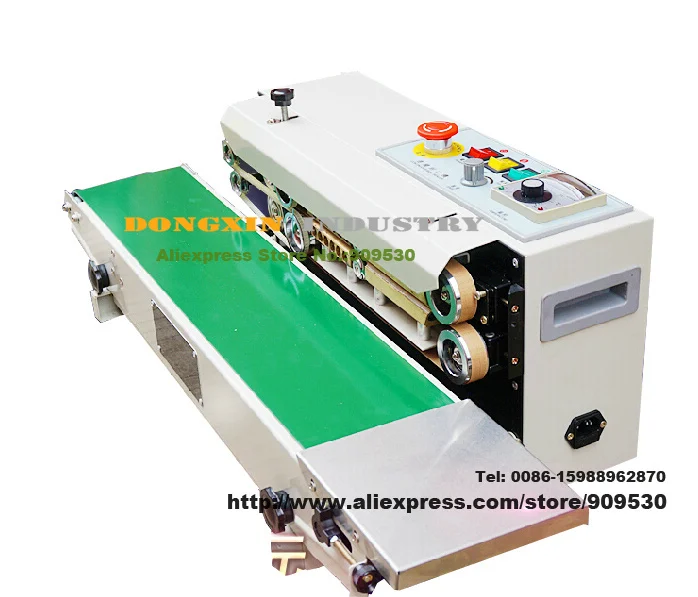 

Automatic Horizontal Continuous Plastic Bag Band Sealing Sealer Machine FR770 110V/220V