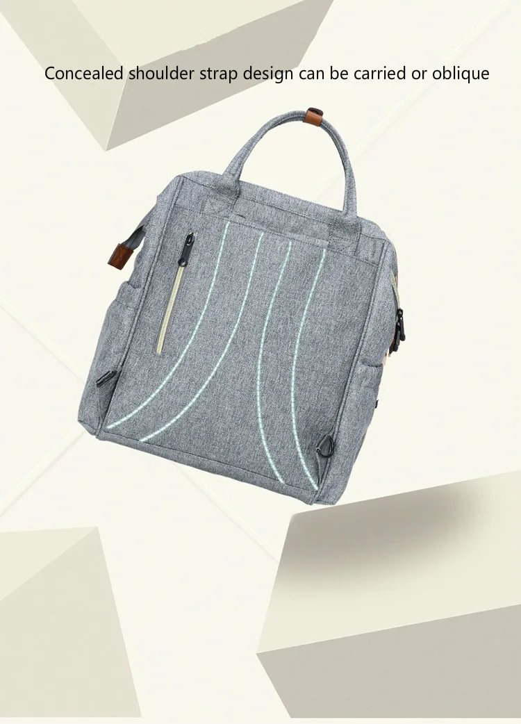 Mommy Bag Дорожная портативная многофункциональная Детская сумка водонепроницаемый рюкзак большой емкости Mommy