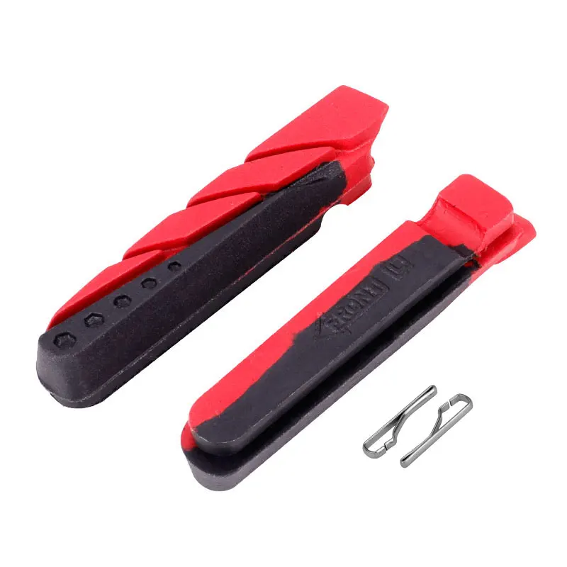 1 Pair BRK017BR Deemount, 1 пара, велосипедные тормозные вставки для легированной стали, железные диски, дорожный тормозной суппорт для велосипеда, тормозные колодки, хорошая тормозная мощность, влажное/сухое использование - Цвет: 1 Pair BRK017BR