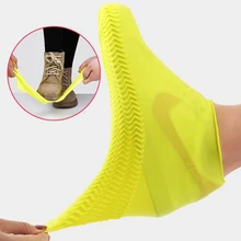 Водонепроницаемые ботинки из силиконового материала унисекс, защита для обуви, многоразовые сапоги для дома и улицы, для дождливых дней Водонепроницаемые ботинки из силиконового материала унисекс, защита для обуви, многоразовые сапоги для дома и улицы, для дождливых дней