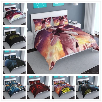 

Star Wars Film 3D Printed Bedding Set Comforter Cover / Duvet Cover Set Soft Bed Linens for Kids Adult Twin Full Queen King Size