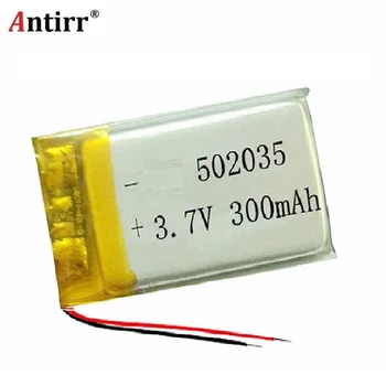 

Supply polymer lithium battery 502035 3.7V 052035 300MAH MP3 MP4 MP5 battery bluetooth headset battery free shipping