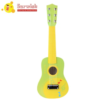 

21 Inch Musical Instrument String Guitar Early Educational Guitar For Children - Yellow