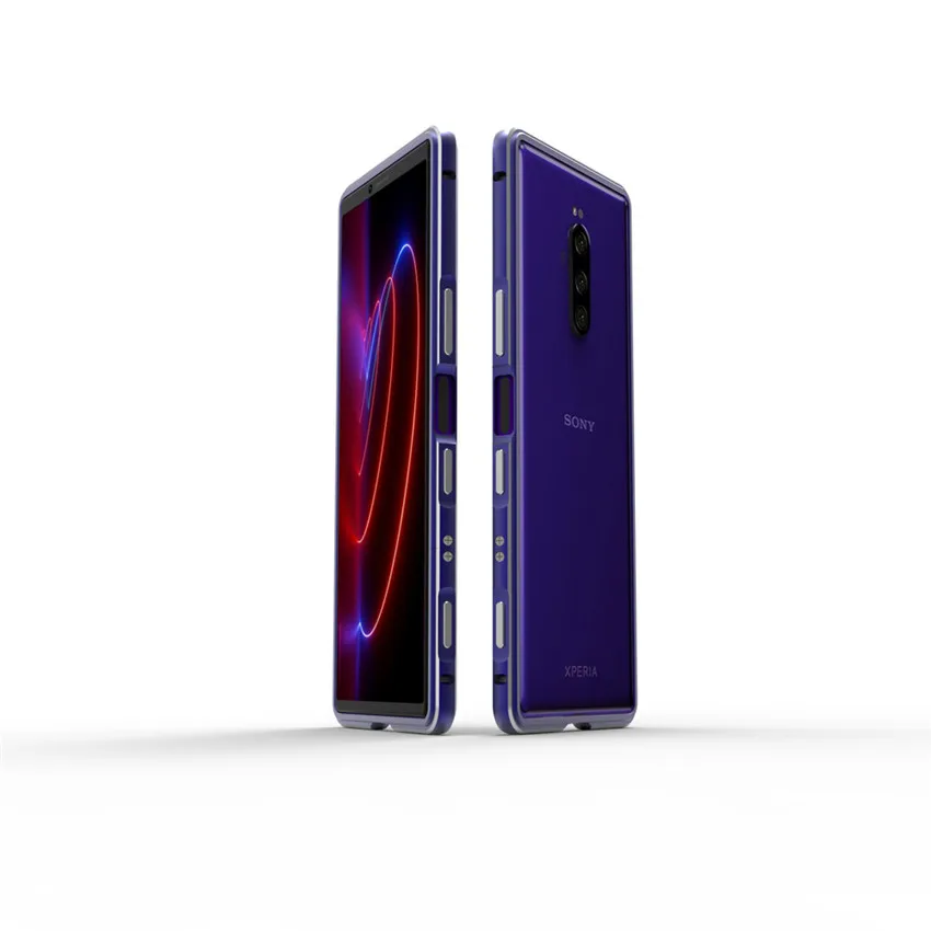 For Sony Xperia 1 Case Metal Frame Double Color Aluminum Bumper Protect Cover for Sony Xperia 1 Xperia1 J8110 J8170 J9110 Case (12)