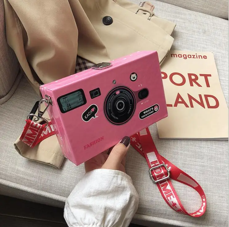 

Creative Camera Designer Mickey Minnie Chain Box Design 2019 Flap Women Crossbody Bag Female Shoulderbag Bolsa Sac #2045