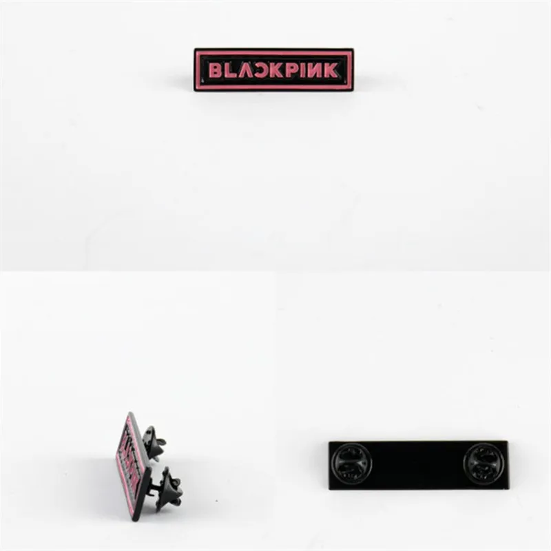 K-POP, черный, розовый светильник, металлическая брошь Hummer, значок, булавки, аксессуары, Blink, вентиляторы для одежды и шляпы, украшение для рюкзака