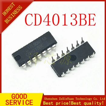 

100pcs/lot New CD4013BE CD4013 HEF4013 DIP-14 CMOS DUAL D-TYPE FLIP-FLOP