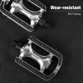 

1 Pair Aluminum Alloy Bicycle Non-slip Pedals Reflective MTB Bike Foot Bearing Waterproof Pedal Bicycle Cycling Props