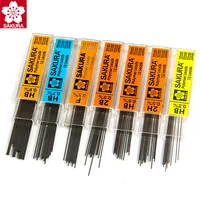 SAKURA Graphite Lead Mechanical Pencil Refill Automatic replace Pencil 2B/2H/B/HB 0.3/0.5/0.7/0.9mm Replace Lead Writing Lead 2