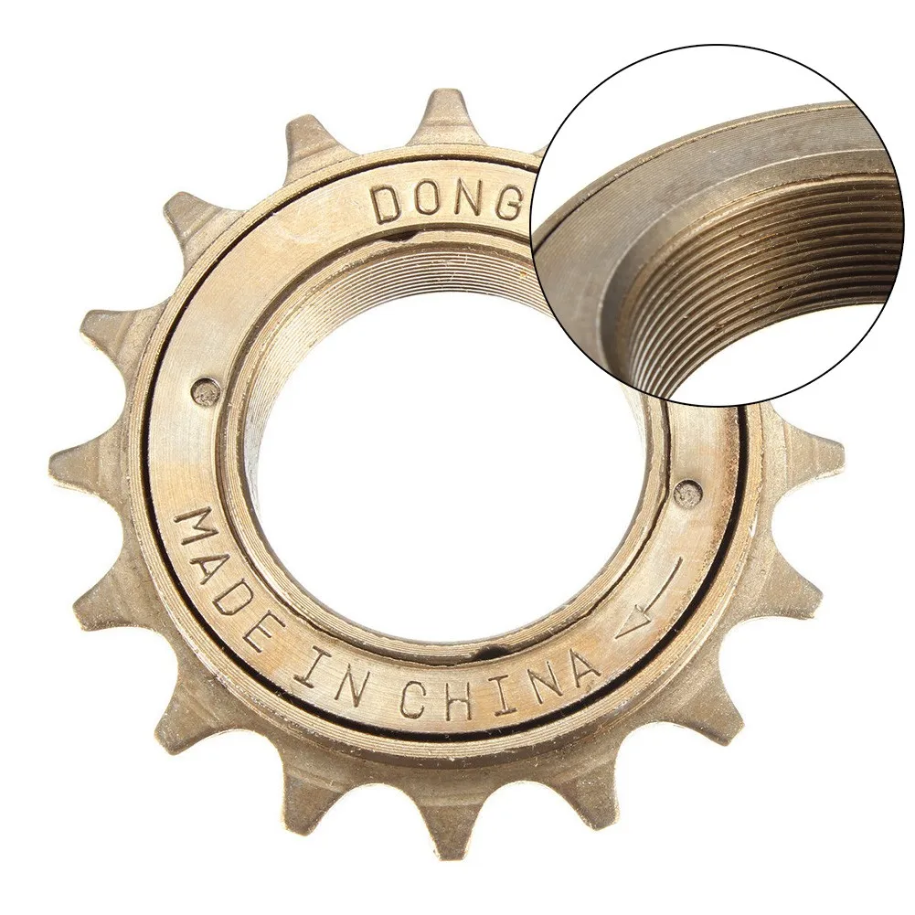 1pc 16T Singlespeed Freewheel Sprocket Removable Bike Electric Silent