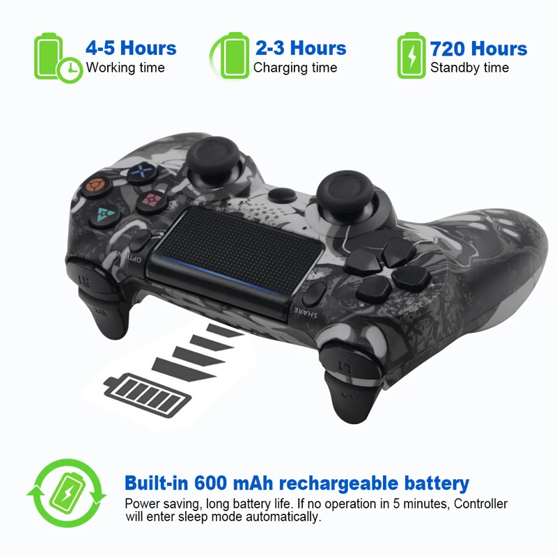 Беспроводной Bluetooth геймпад контроллер для Sony PS4/PS3 проводной USB джойстик Dualshock 4