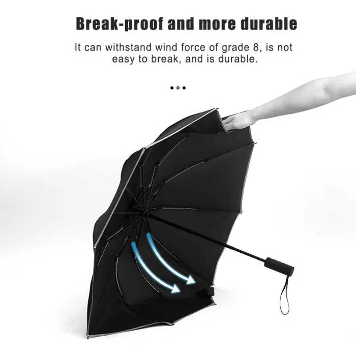 Guarda-chuva à Prova de Vento Guarda-chuva Automático Reverter Dobrar Negócios Chuvas Rain & Sun Portátil Als88 16 Guarda-chuva automático Reverter Dobrar Negócios Chuvas Rain