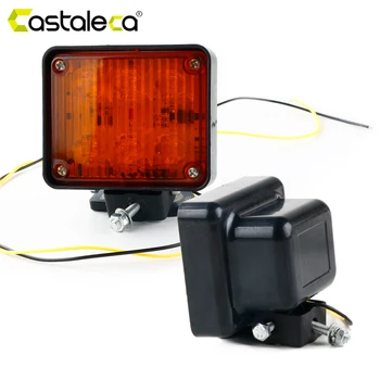 

Castaleca 1 pc 5LED 6led Warning Strobe Lights Road Traffic Indicator Flashing Light Emergency Police Day Fog Lamp Car Stying