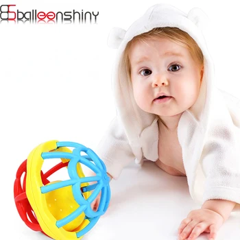 

BalleenShiny Funny Baby Toys Rattle Bell Ball Mobile Toy Rattle Teether Bebe Learning Educational Toys For Newborn 0-24M