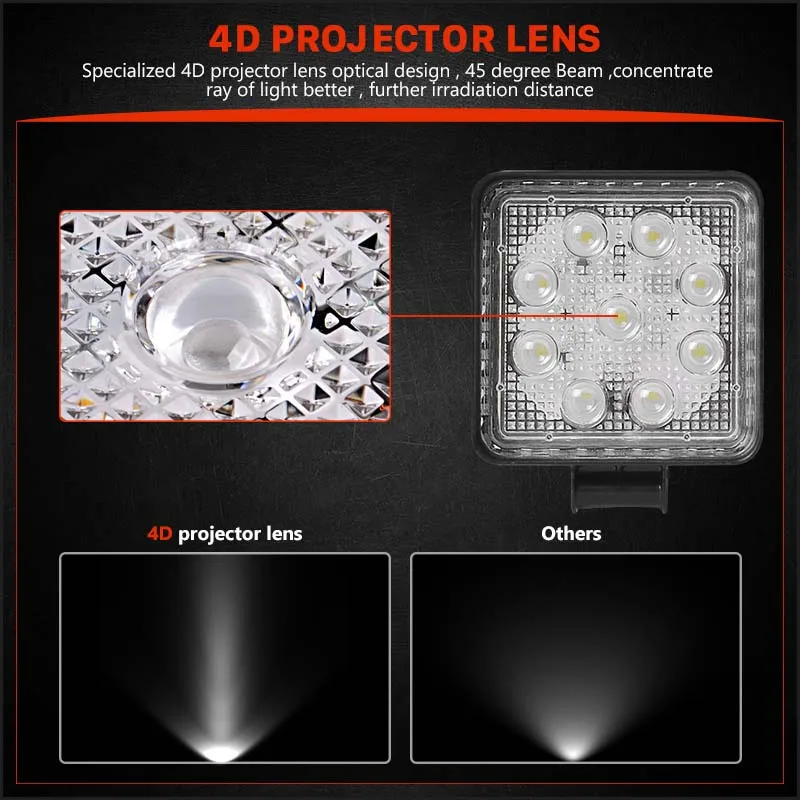 4 inch 27W Led work light (2)