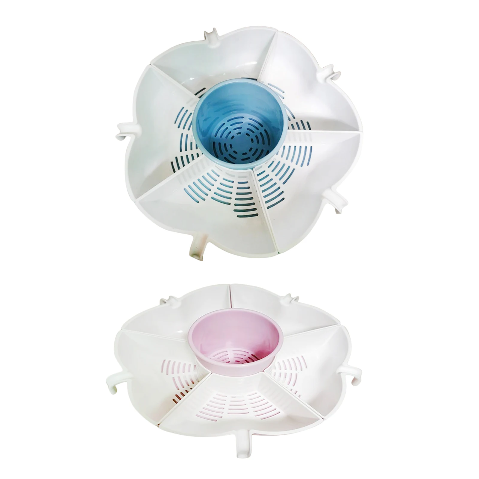 Rotatable Colander Kitchen Colander Fruit Vegetable Strainer/Basket 2 in 1