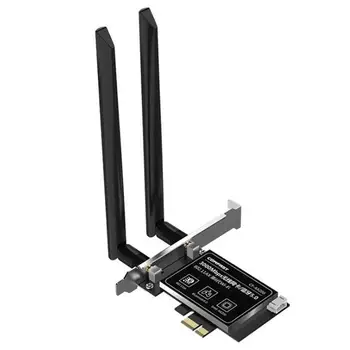 

Dual band 2400Mbps Wifi 6 AX200NGW PCI-E 1X Wireless Adapter 2.4G/5Ghz 802.11ac/ax Bluetooth 5.0 For AX200 Network Card