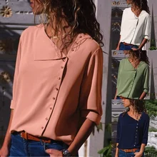 ##Special Price Women's Rollable Sleeve Button Front Blouses ##Special Price Women's Rollable Sleeve Button Front Blouses