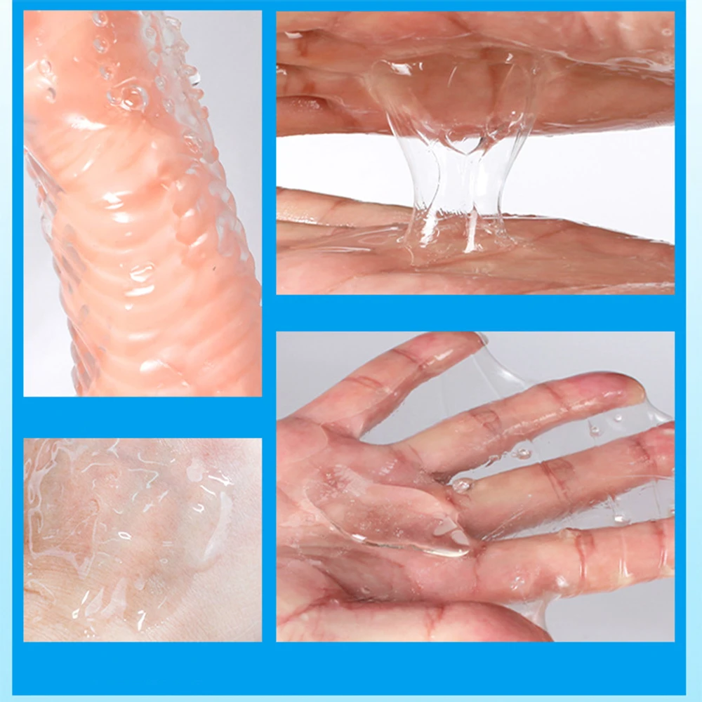 Смазка для анального и вагинального секса 60 мл + 3 шт. синий шприц массажа на