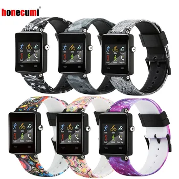 

Honecumi For Garmin Vivoactive Watch Replacemet Band Silicone Panting Pattern SmartWatch Strap For Garmin Vivoactive3 Bracelet