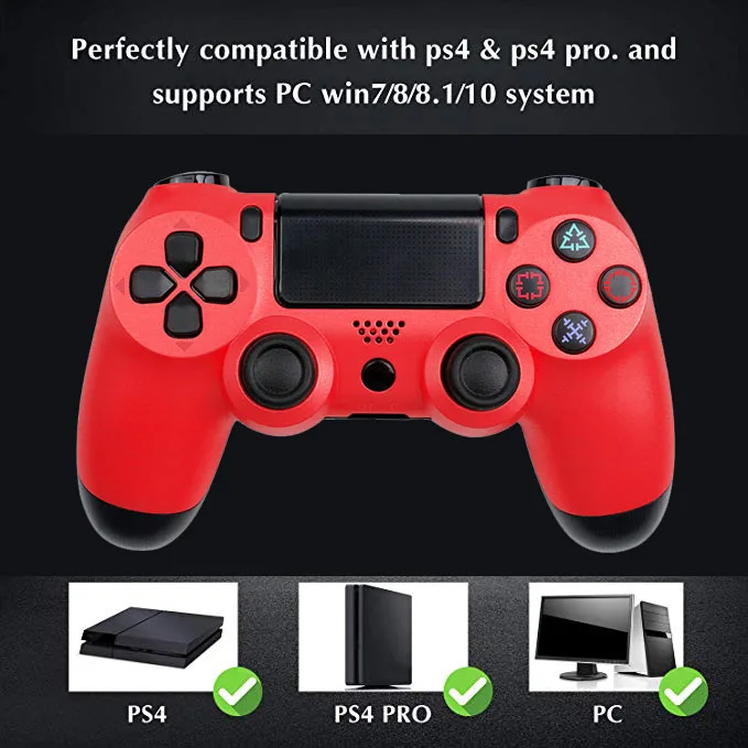 Dualshock 4 проводной джойстик usb для PS4 PRO джойстик геймпад двойной шок для PS4 консоль для Playstation 4 PS3 PC