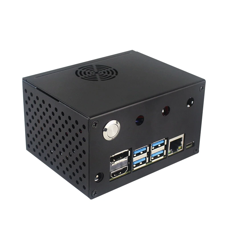 

NVIDIA Jetson Nano Metal Case / Enclosure with Power & Reset Control Switch for NVIDIA Jetson Nano Developer Kit