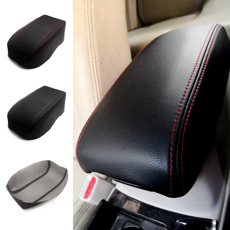 

Soft Leather Armrest Cover For Mazda 6 2006 - 2012 2013 2014 2015 Car-styling Center Control Armrest Box Skin Cover Sticker Trim