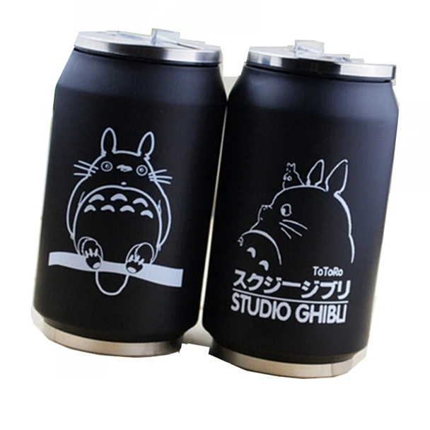 330 мл мультфильм вакуумный термос кружка мой neighter totoro cola из нержавеющей стали