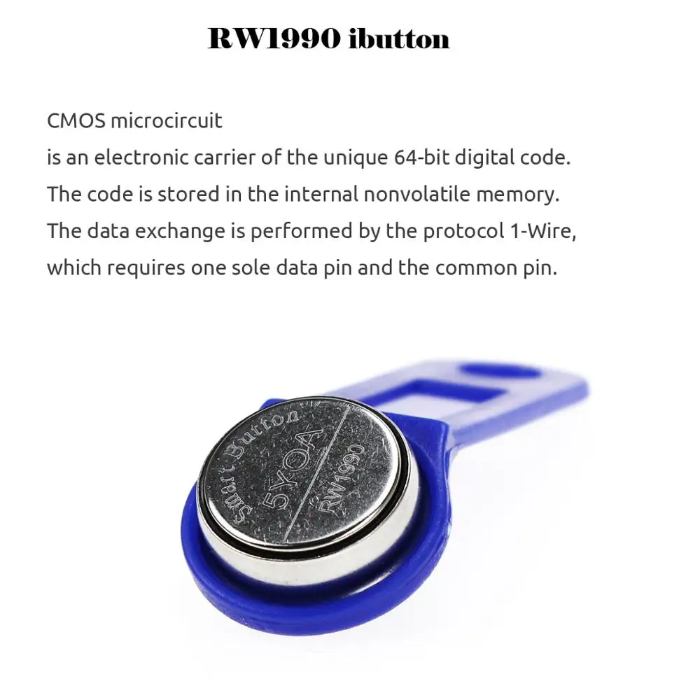50 шт./лот перезаписываемый клон RFID ТМ touch memory ключ RW1990 IButton копию карты сауна