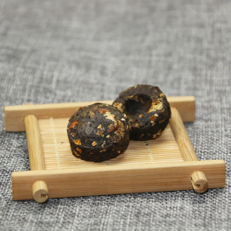 US $24.86 250g 2020 7a Chinese Yunnan Ripe Puer Tea Mini Xiaotuo Citrus Tea Xinhui Tangerine Peel Tea Green Food For Weight Lose Health