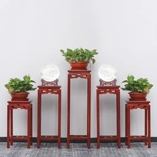 Деревянный комнатный цветочный горшок из хлорофитума, рама для гостиной, китайский стиль, карликовая рама, простая рама для аквариума, деревянная полка из вяза