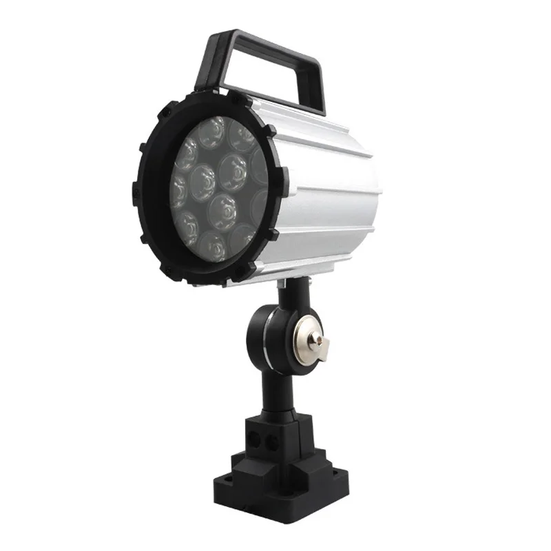 

Short Arm Led Work Light 12W 24V~36V Aluminum Alloy Lighting 280Mm for Lathe Cnc Milling Machine