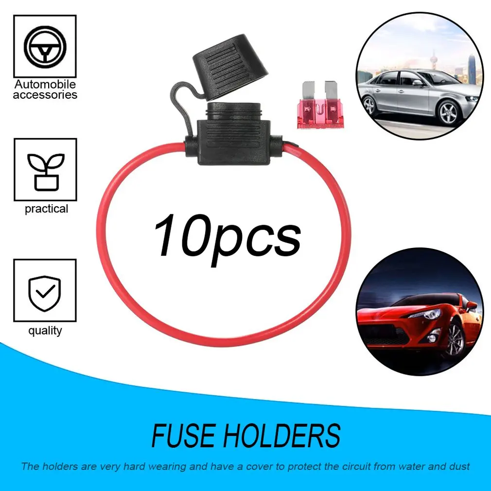 Auto Mini Blade Sicherungs halter spritzwasser geschützte Box 12v 30a mit  Sicherungen Blade Draht Abschalt schalter Steckdose Kfz-Sicherungs buchse -  AliExpress