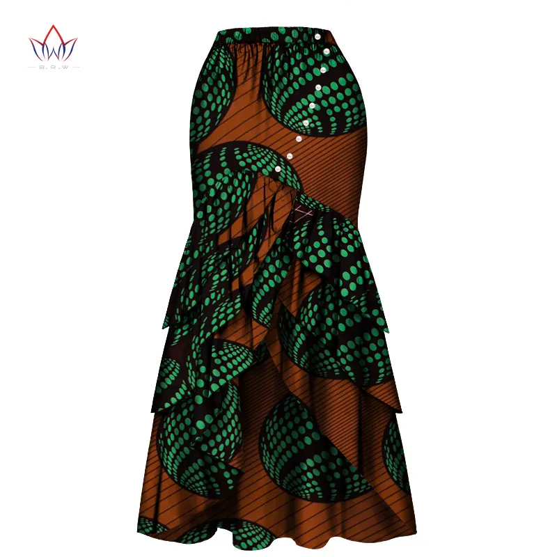 Новые африканские юбки для женщин Длинная юбка макси для женщин большого размера в африканском стиле женская одежда одна деталь женская одежда 4xl натуральный wy4570 - Цвет: 11