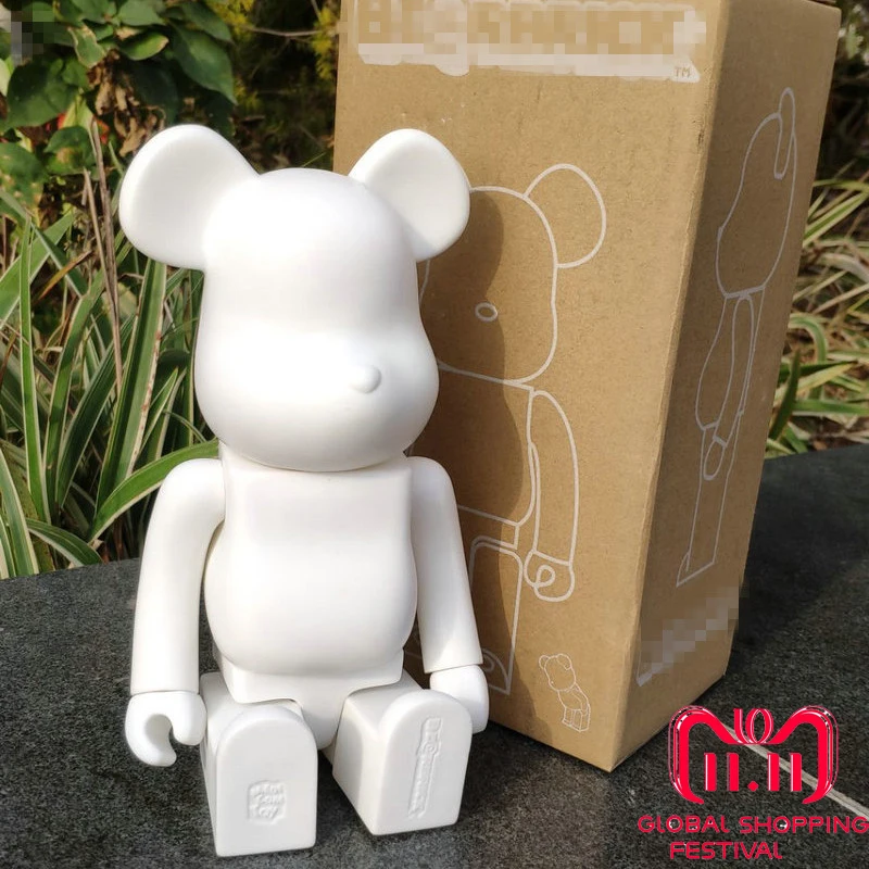 11 дюймов 400% Bearbricklys медведь @ bricklys экшн фигурки блочный Медведь ПВХ модели Детские