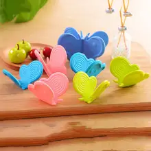 Кухня бабочка силиконовые горячей изоляции зажим печь взять Диск Папка толще защиты рук