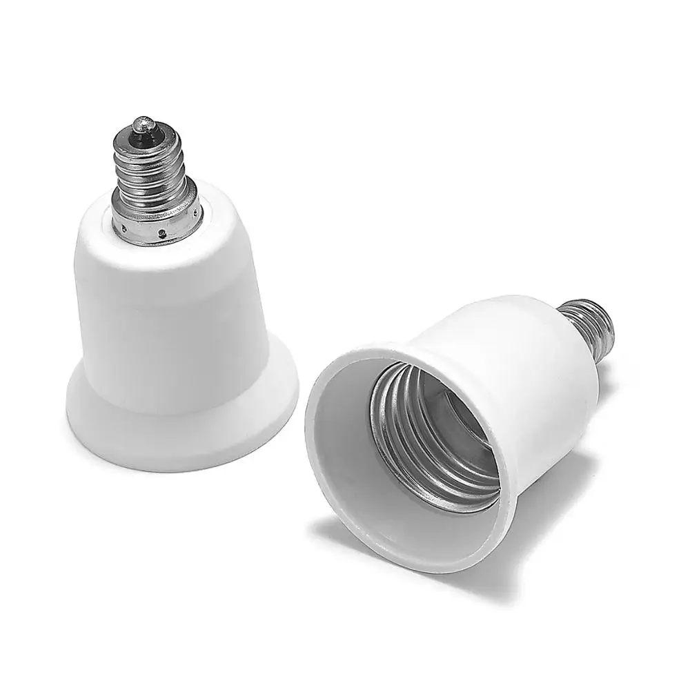 E12 To E27 Adapter E12 To E26 Lamp Holder Converter Base Socket Power Adapter Led Light Bulb