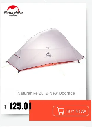 Naturehike New Arrive Cloud Up Wing Cuben Fiber 2 Person Camping Tent Ultralight 15D ProfssIonal Asia Outdoor Gold Award Tent NH