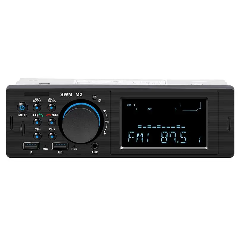 Onever 12v мультимедийный плеер Bluetooth Автомобильный MP3-плеер Авто Стерео Авторадио цифровой автомобильный Радио FM Aux вход приемник SD USB